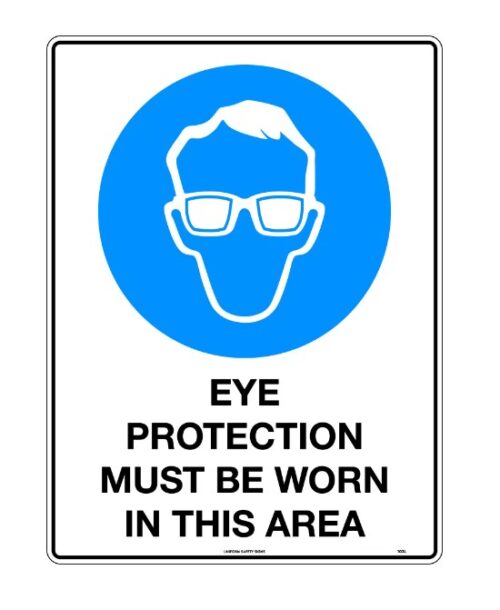 Eye Protection Must be Worn in this Area - 103OLM